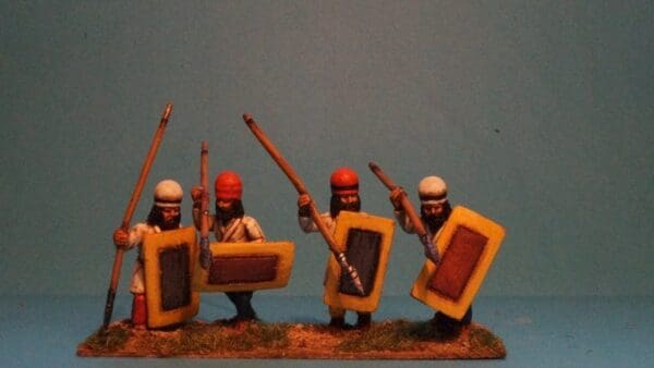 Sassanid Levy Spearmen Advancing