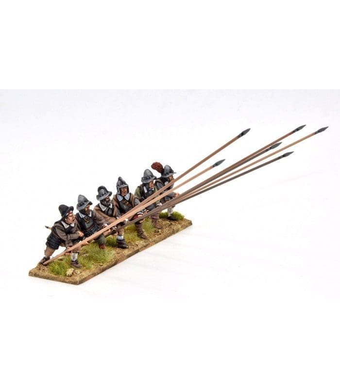 1898 TE15 Armoured Pikemen receiving Cavalry - BADGER GAMES