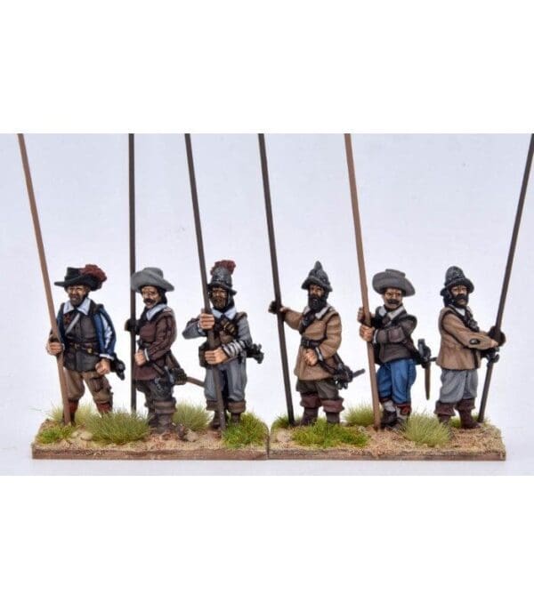 Unarmoured Pikemen, pike up