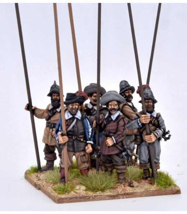 Unarmoured Pikemen, pike up - Image 2