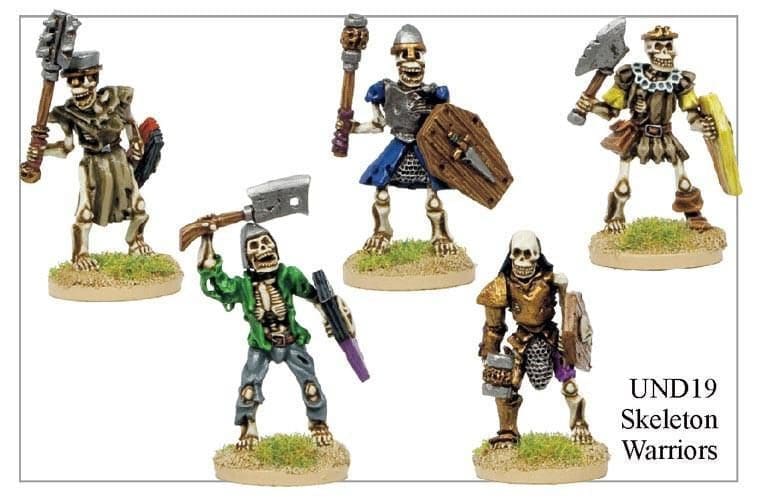 WMM UND019 Skeleton Warrior Characters III - BADGER GAMES