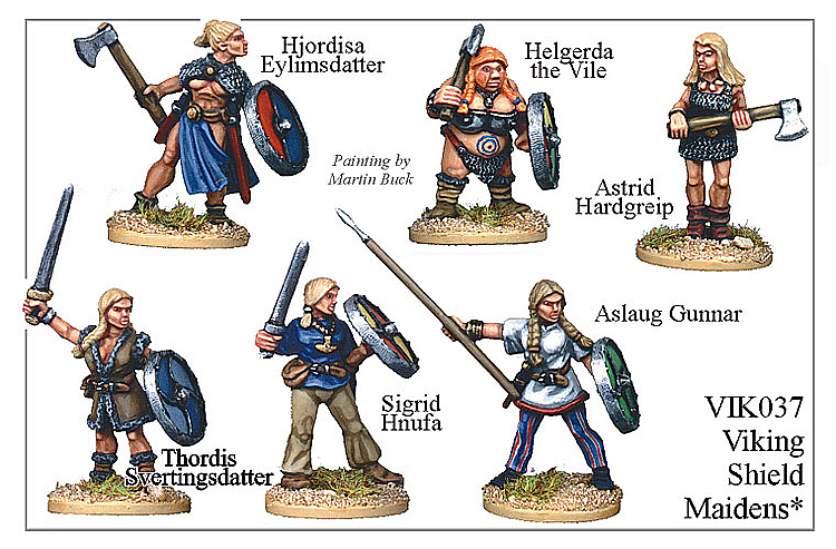 GB AOM SSM02 Shieldmaiden Hearthguard (B) - BADGER GAMES