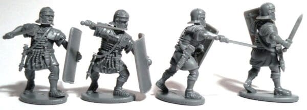 VXA026 Early Imperial Roman Legionaries Attacking - Image 2