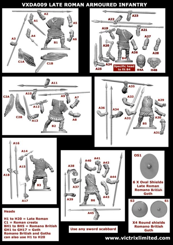 VXDA009 Late Roman Armoured Infantry - Image 9