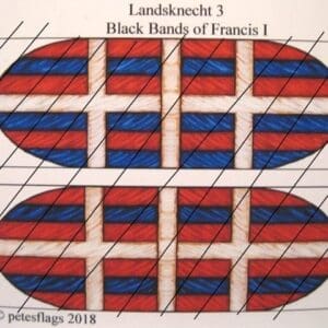 Landsknecht Flags - French 'Black Band'