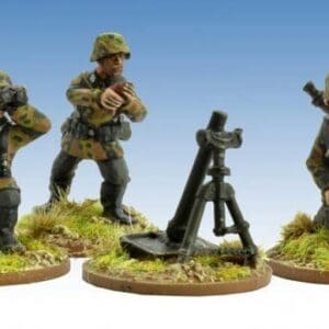 German Schutzen Firing 8cm Mortar