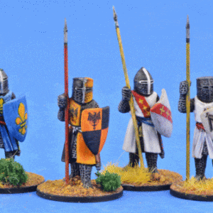 crusading Foot Knights (Great Helms) (Standing) (4)