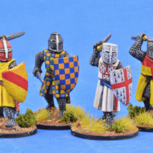 Crusading Foot Knights (Great Helms) (Attacking) (4)