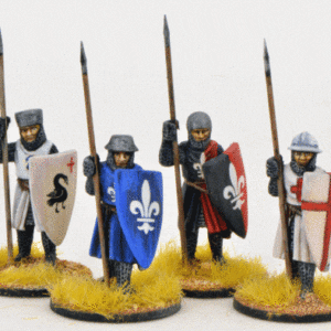 Crusading Foot Knights (Open Helms) (Standing) (4)
