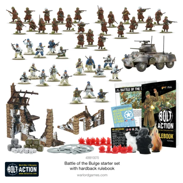 Bolt Action - Battle of the Bulge Starter Set with 3rd Edition Rulebook - Image 2