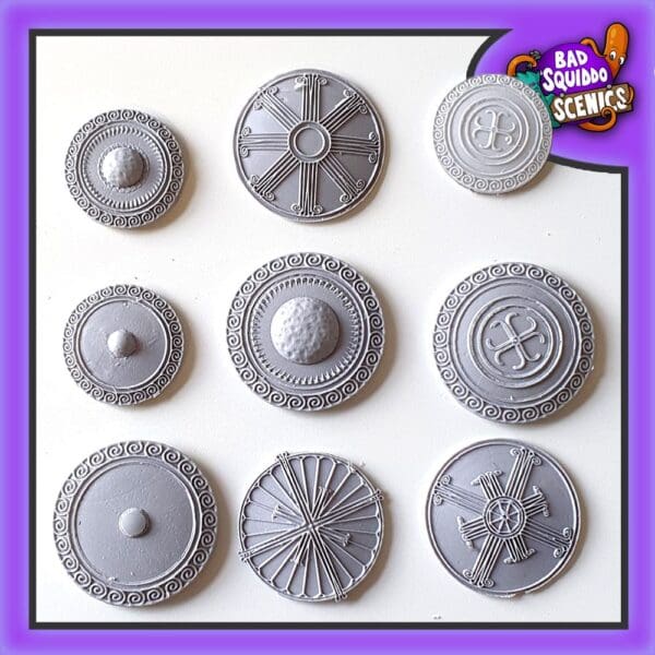 Mixed Round Shields