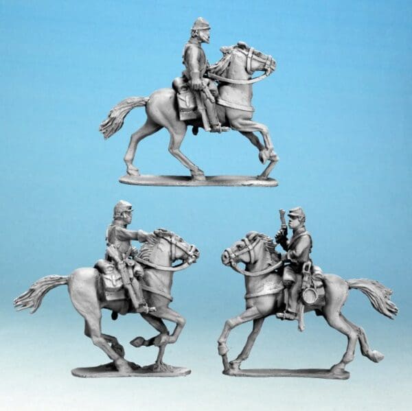 ACW Cavalry Armed with Pistols in Kepis