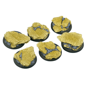 40mm Shale Bases, Round with Lip