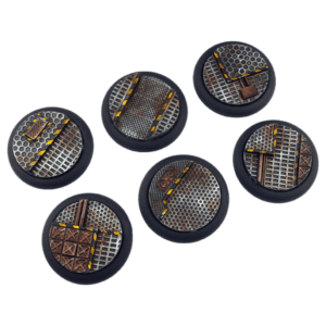 40mm Tech Bases, Round with Lip