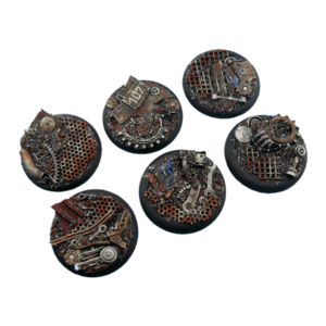 40mm Trash Bases, Round with Lip