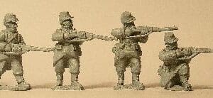 French Infantry Skirmishing in Light Equipment