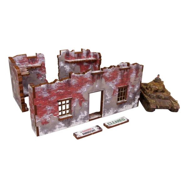 Pre-Painted WWII Winter Ruin I