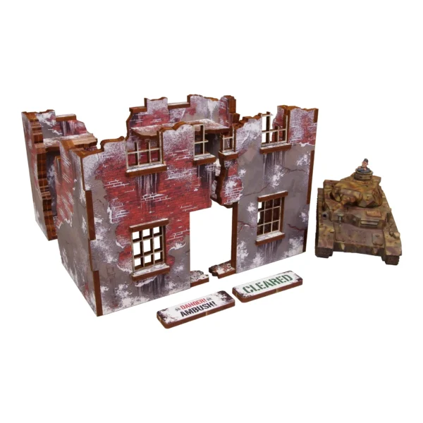 Pre-Painted WWII Winter Ruin III