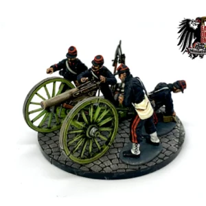 Mitrailleuse with crew of 4