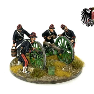 La Hitte 4pdr field gun with crew of 4
