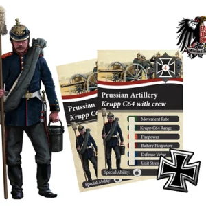 Unit Cards - Krupp field gun with crew