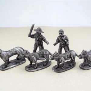 Cuban Chasseurs and Dogs