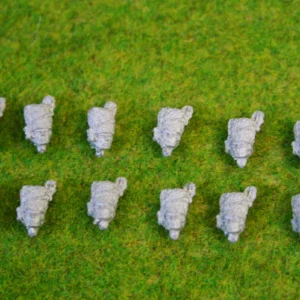 Cylindrical Bearskins with Plume