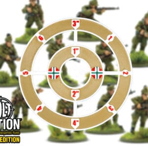 Bolt Action Blast Template - Hungarian