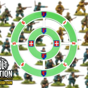 Bolt Action Blast Template - Italian