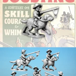 Hairfoot Jousting riding a Dog