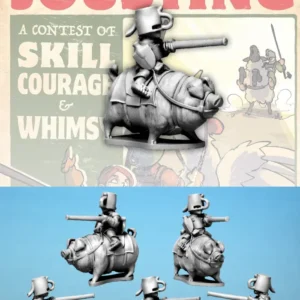 Hairfoot Jouster riding a Pig