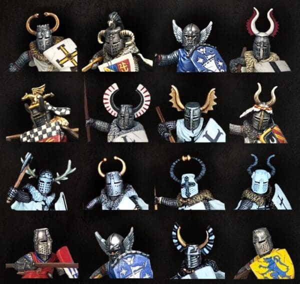 Medieval & Fantasy Heads, Cloaks, and Shields