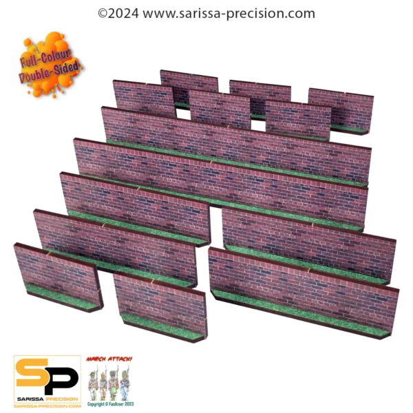 High Brick Walls (x14) - Full Color