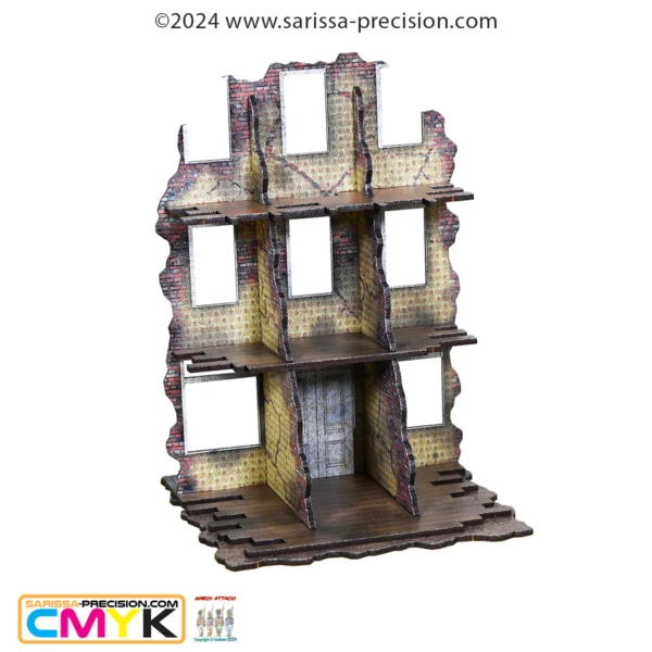 Destroyed City Shop Front - Full Color - Image 2