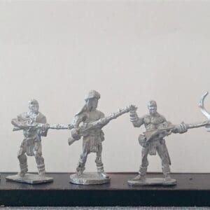 Kongo II, Natives with Muskets, Swords, and Clubs