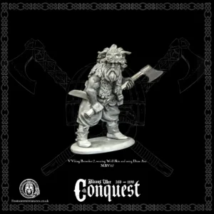 Viking Berserker VII wearing Wolf Skin and using Dane Axe