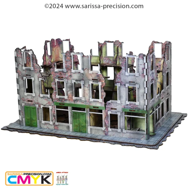 Destroyed City Block B (200 x 300) - Full Color