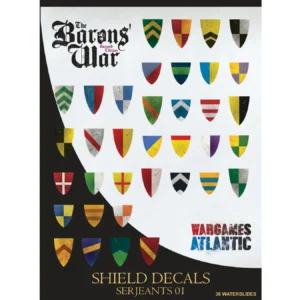 Barons' War Shield Decals: Serjeants 01