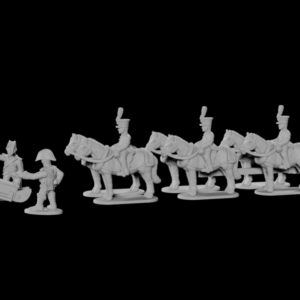 Austrian 6-pdr “Würst” Kavallerie-Batterie in Hats und Train in Shako