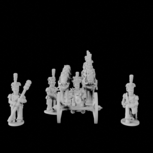 French 6-pdr Artillerie à Cheval et Train in Shako