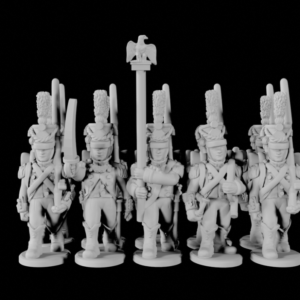 French Légère Command in Shako