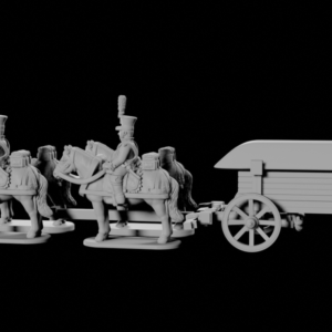 French Ponton [Pontoon] Wagon et Train in Shako