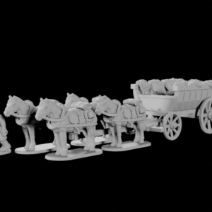 Russian Large Hay Wagon i Oboz [Train]