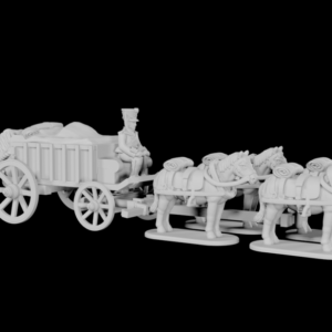 Russian Supply Wagon (tarps) i Oboz [Train] in Late Shako