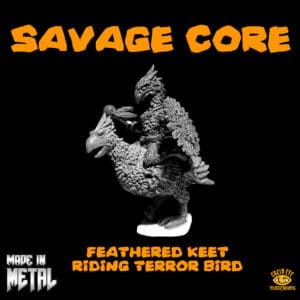 Feathered Keet Riding Terror Bird