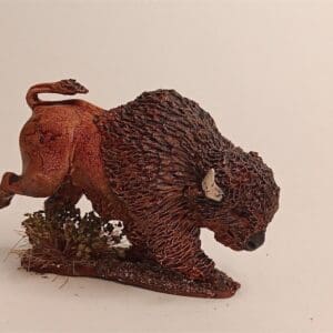 Steppe Bison Charging