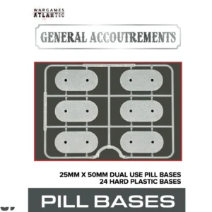 25mm x 50mm Pill Dual Use Bases